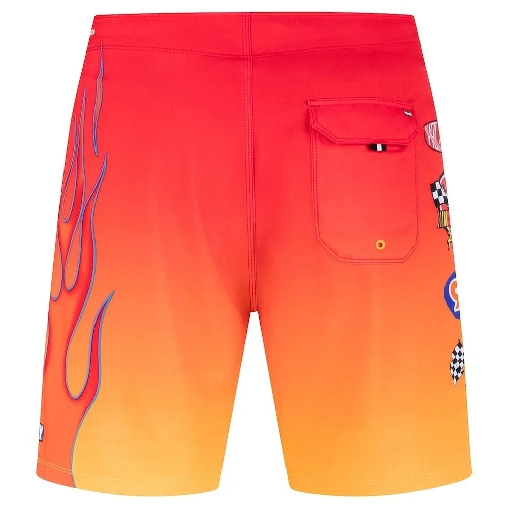 New‎ Hurley Phantom NASCAR Racing Board Shorts Mens 36 Red Orange Eco Flame 18